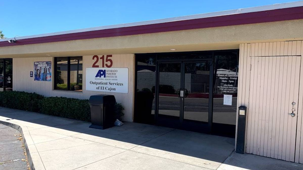 Alvarado Parkway Institute Behavioral Health System Outpatient Services