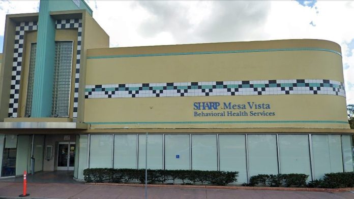 Sharp Mesa Vista Behavioral Health Services San Diego CA